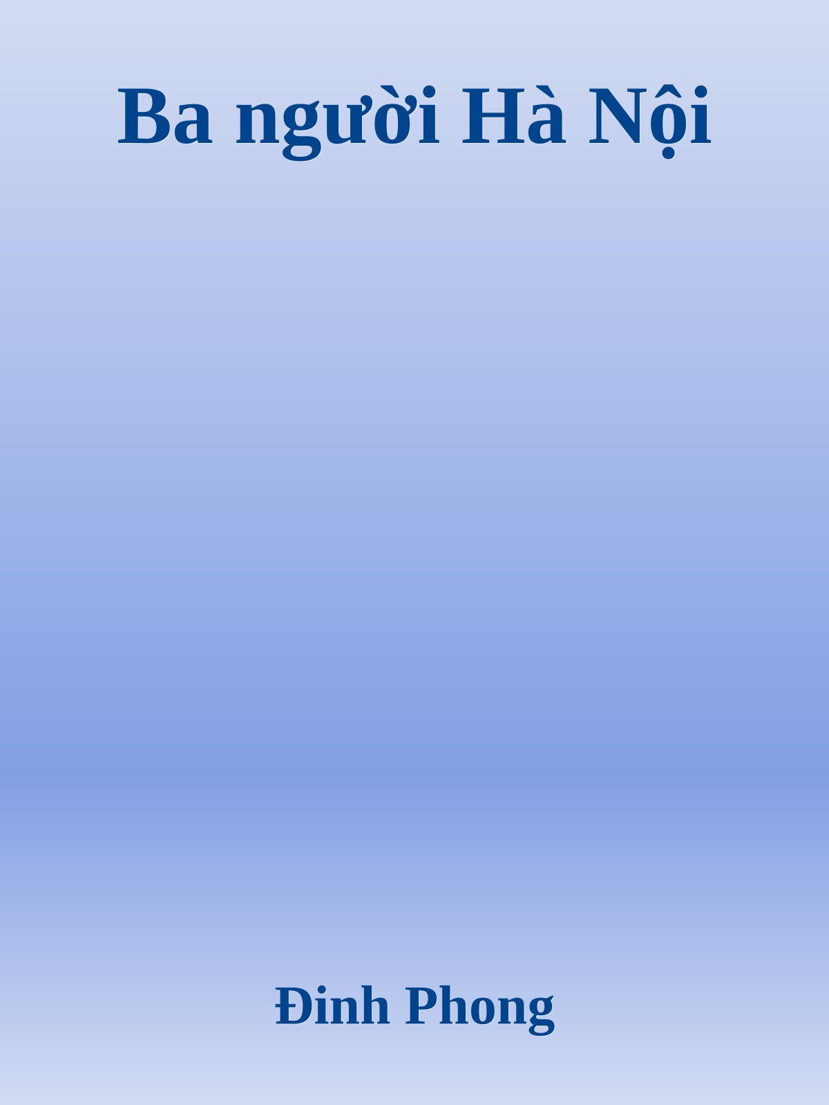 Ba người Hà Nội