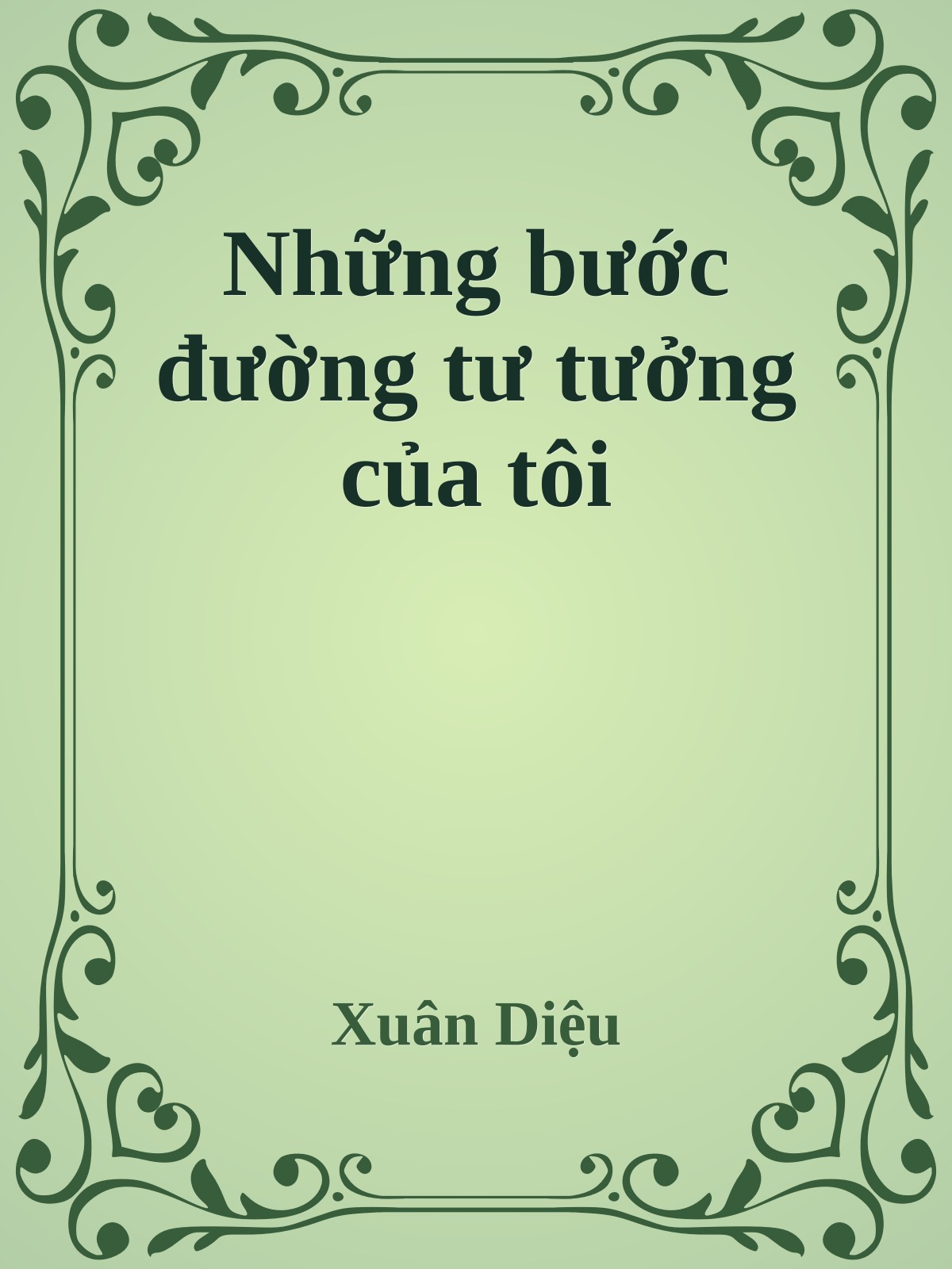 Những bước đường tư tưởng của tôi