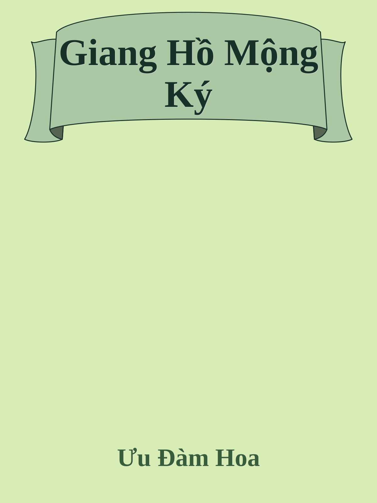 Giang Hồ Mộng Ký