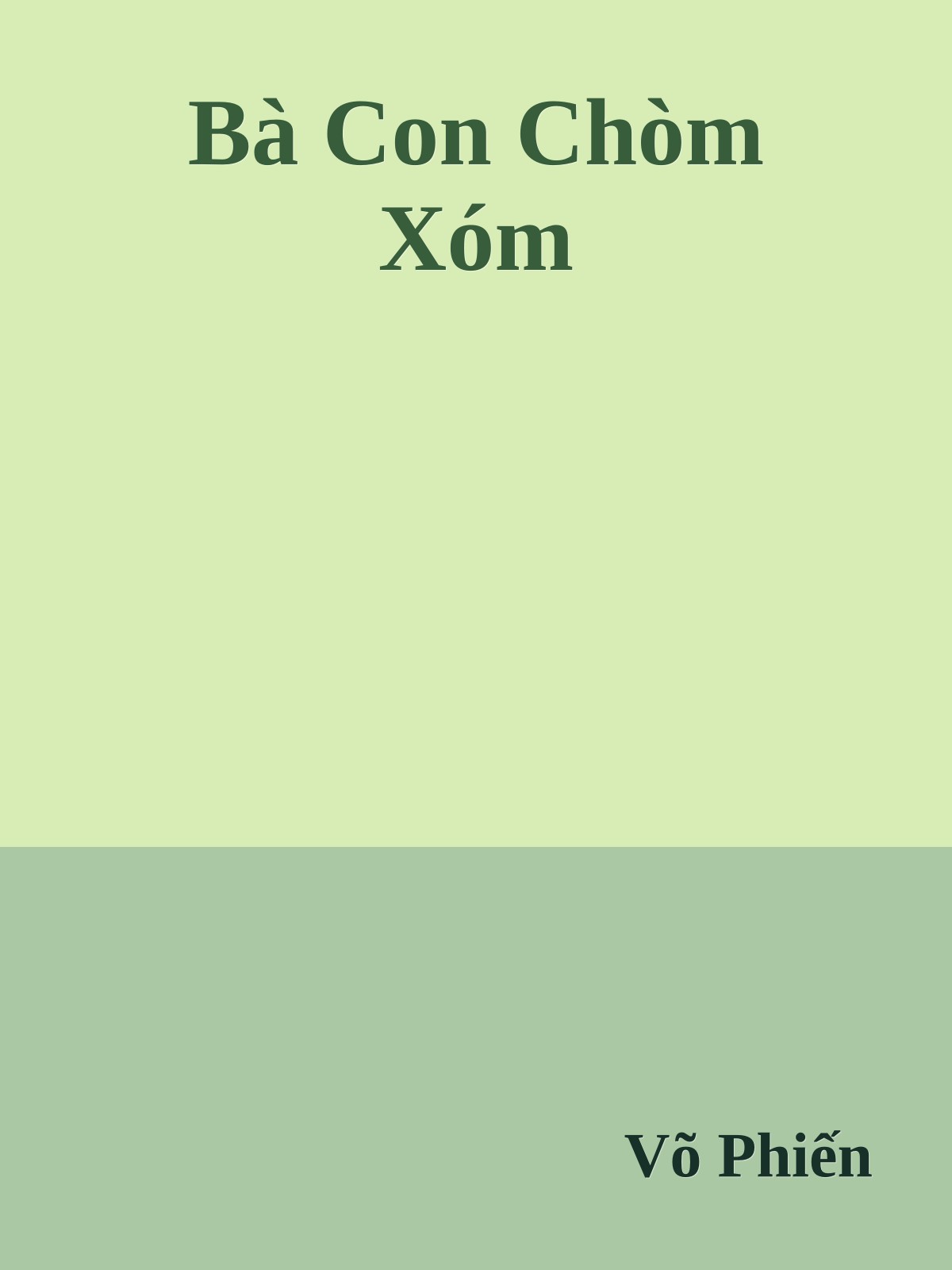 Bà Con Chòm Xóm