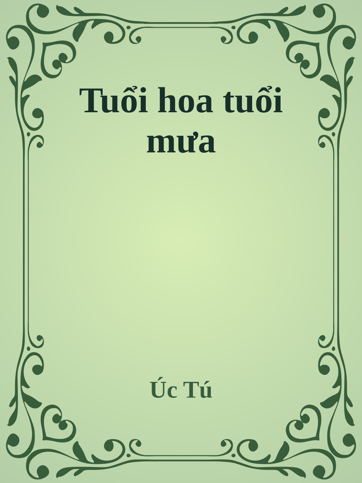 Tuổi hoa tuổi mưa