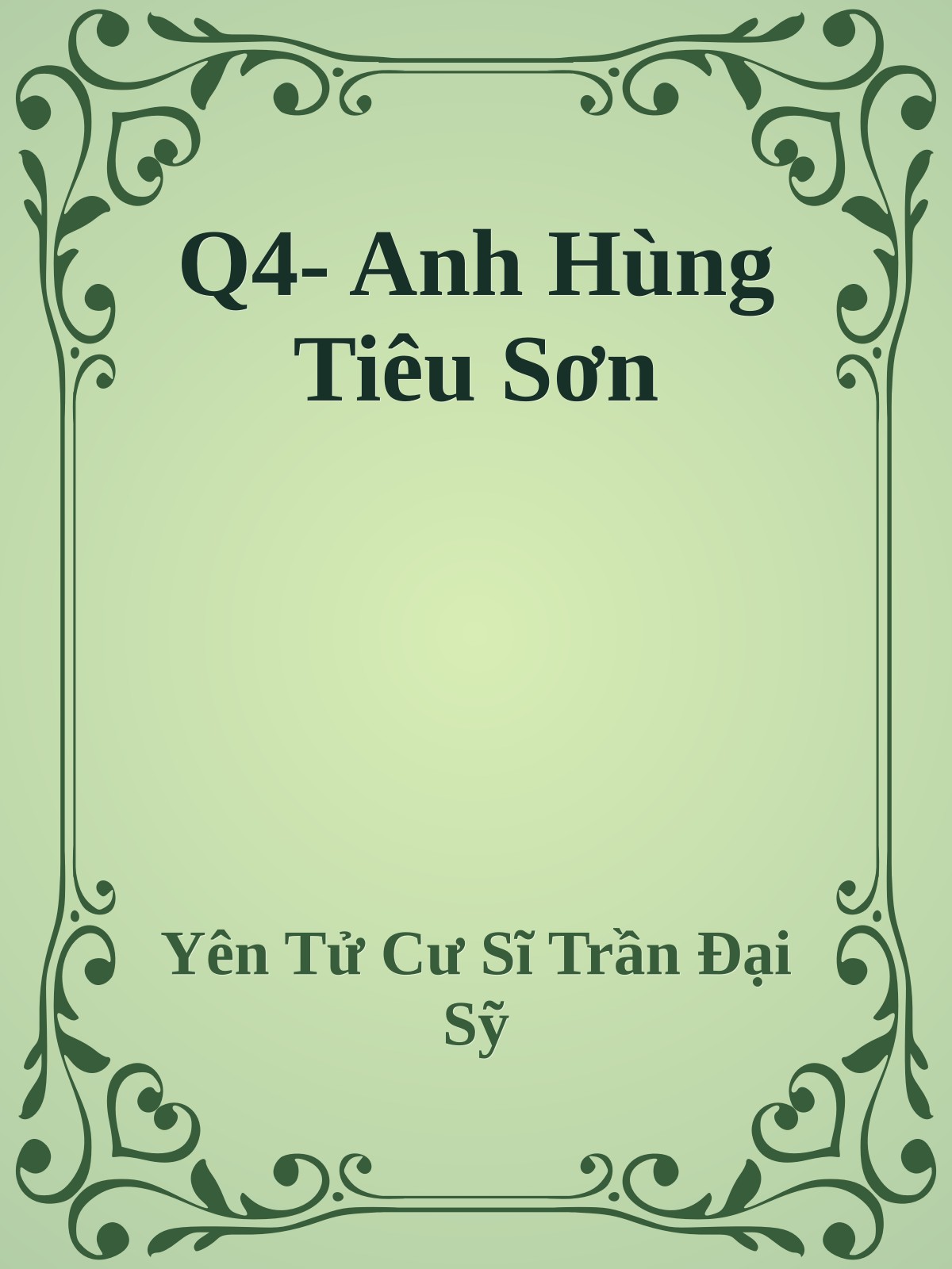 Q4- Anh Hùng Tiêu Sơn