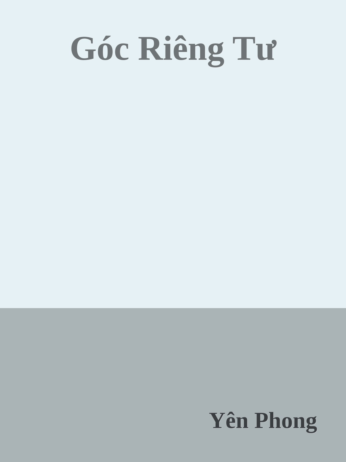 Góc Riêng Tư