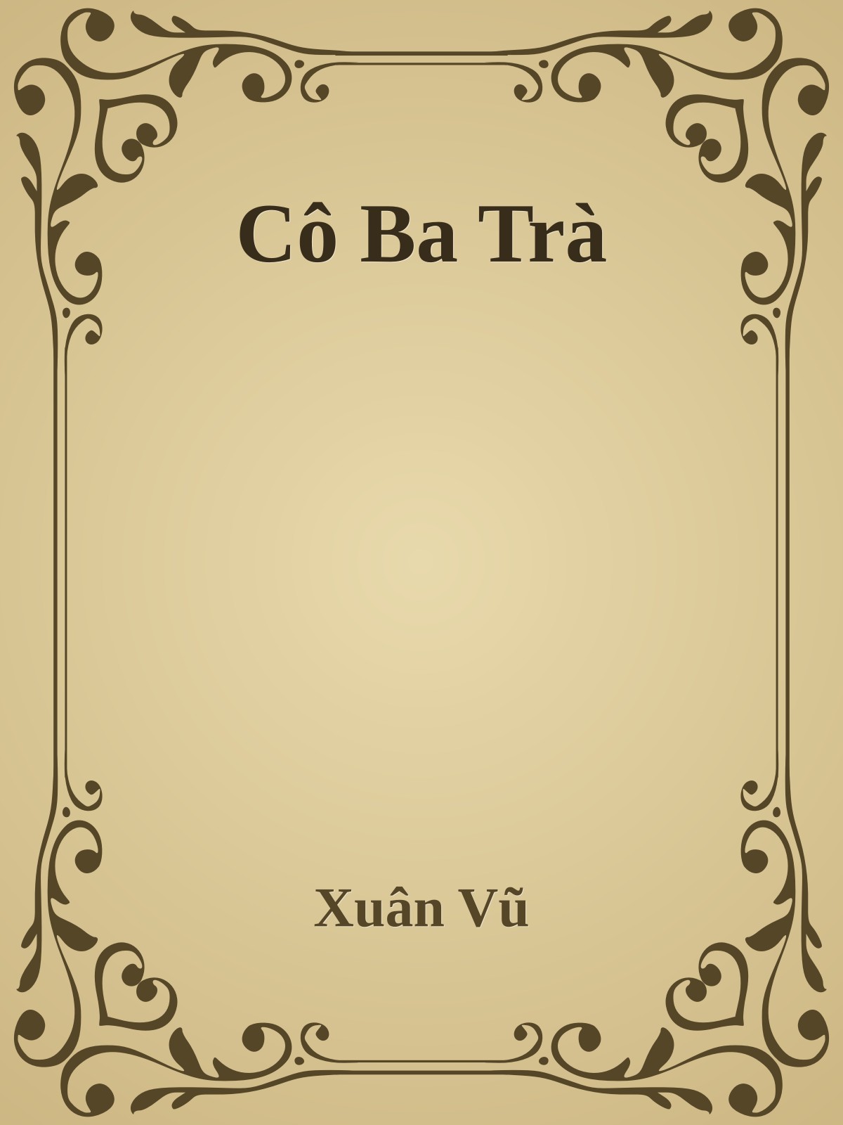 Cô Ba Trà