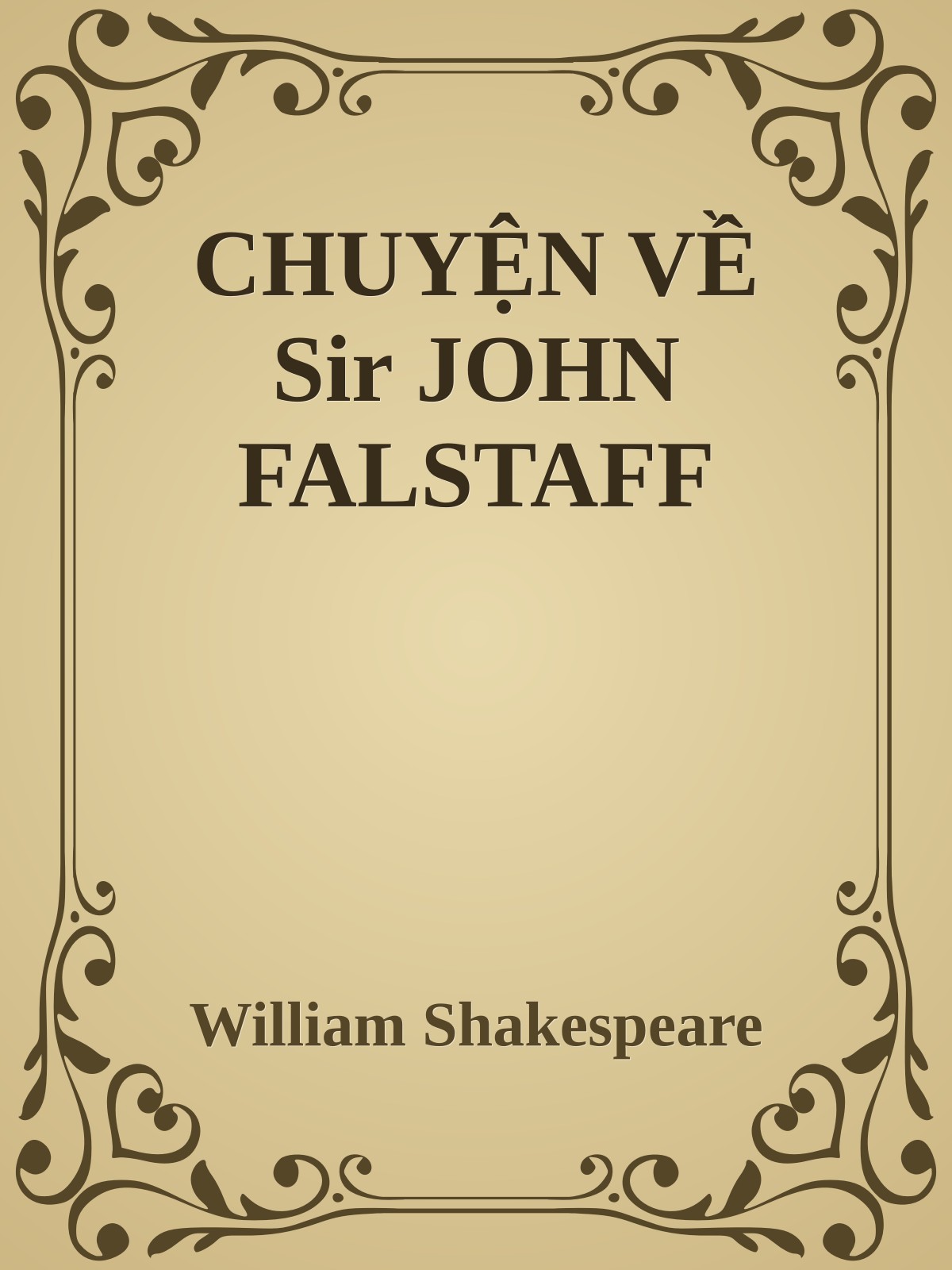 CHUYỆN VỀ Sir JOHN FALSTAFF