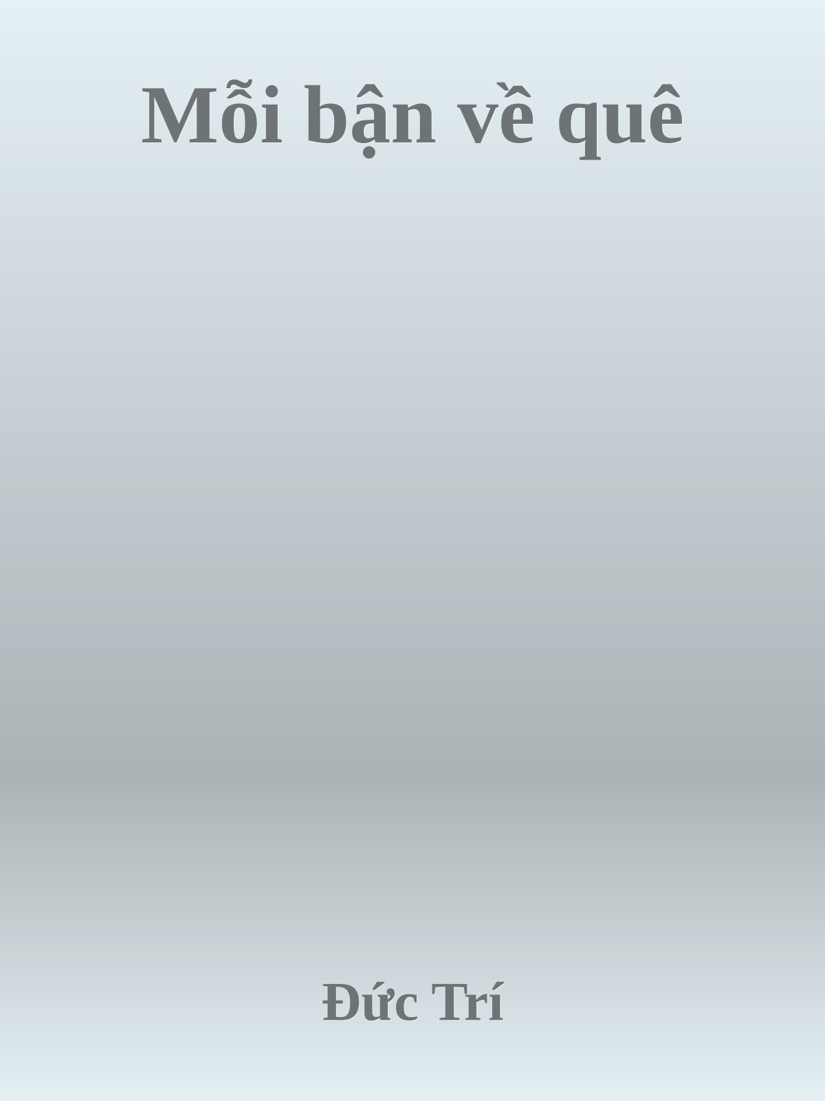 Mỗi bận về quê