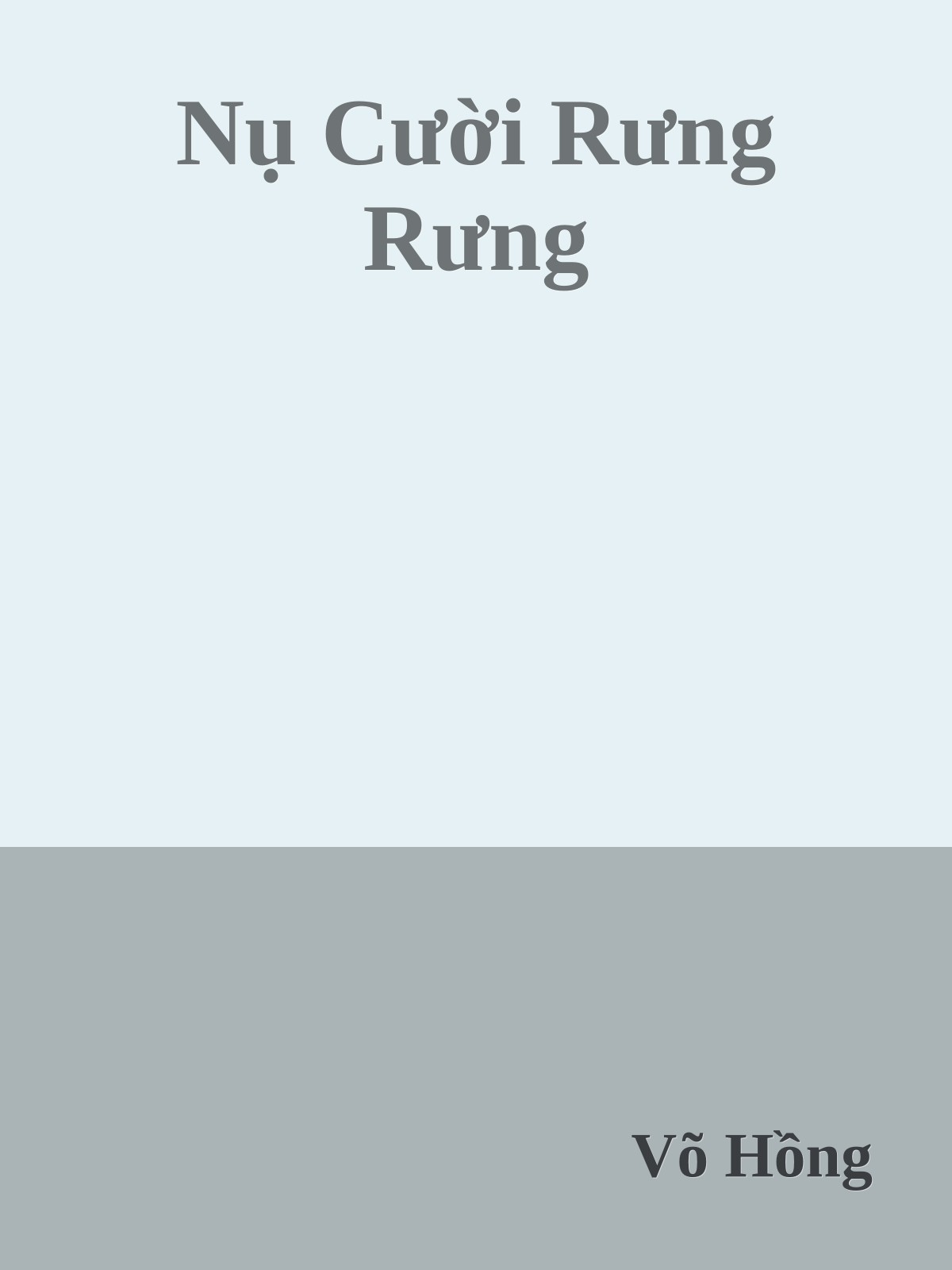 Nụ Cười Rưng Rưng