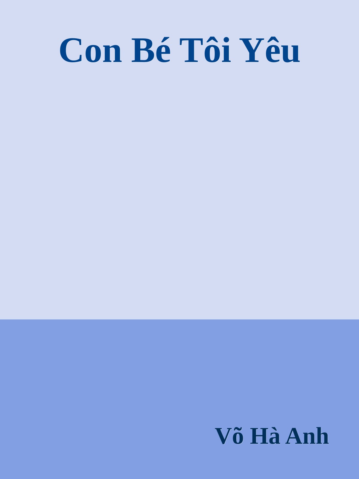 Con Bé Tôi Yêu