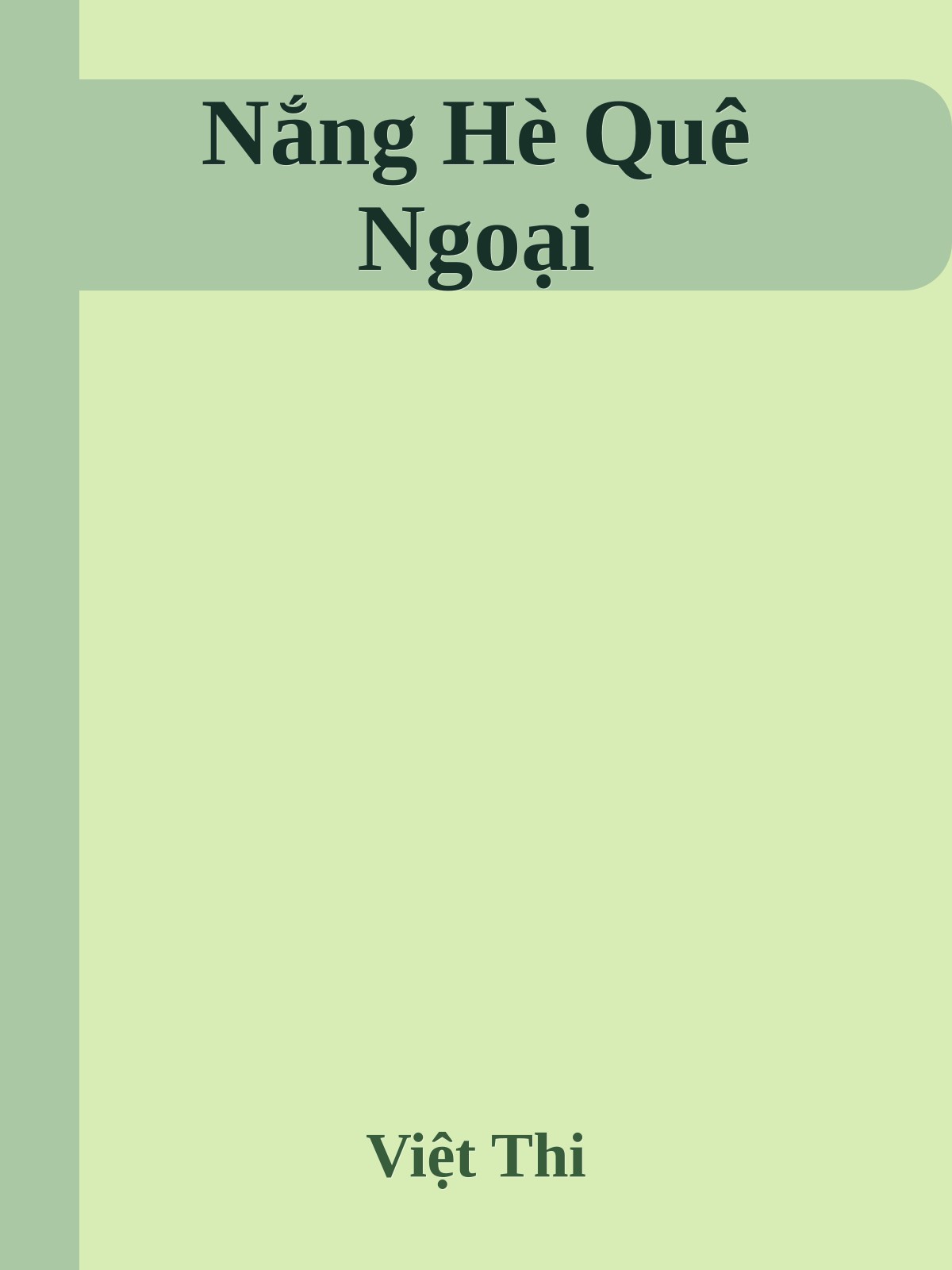 Nắng Hè Quê Ngoại