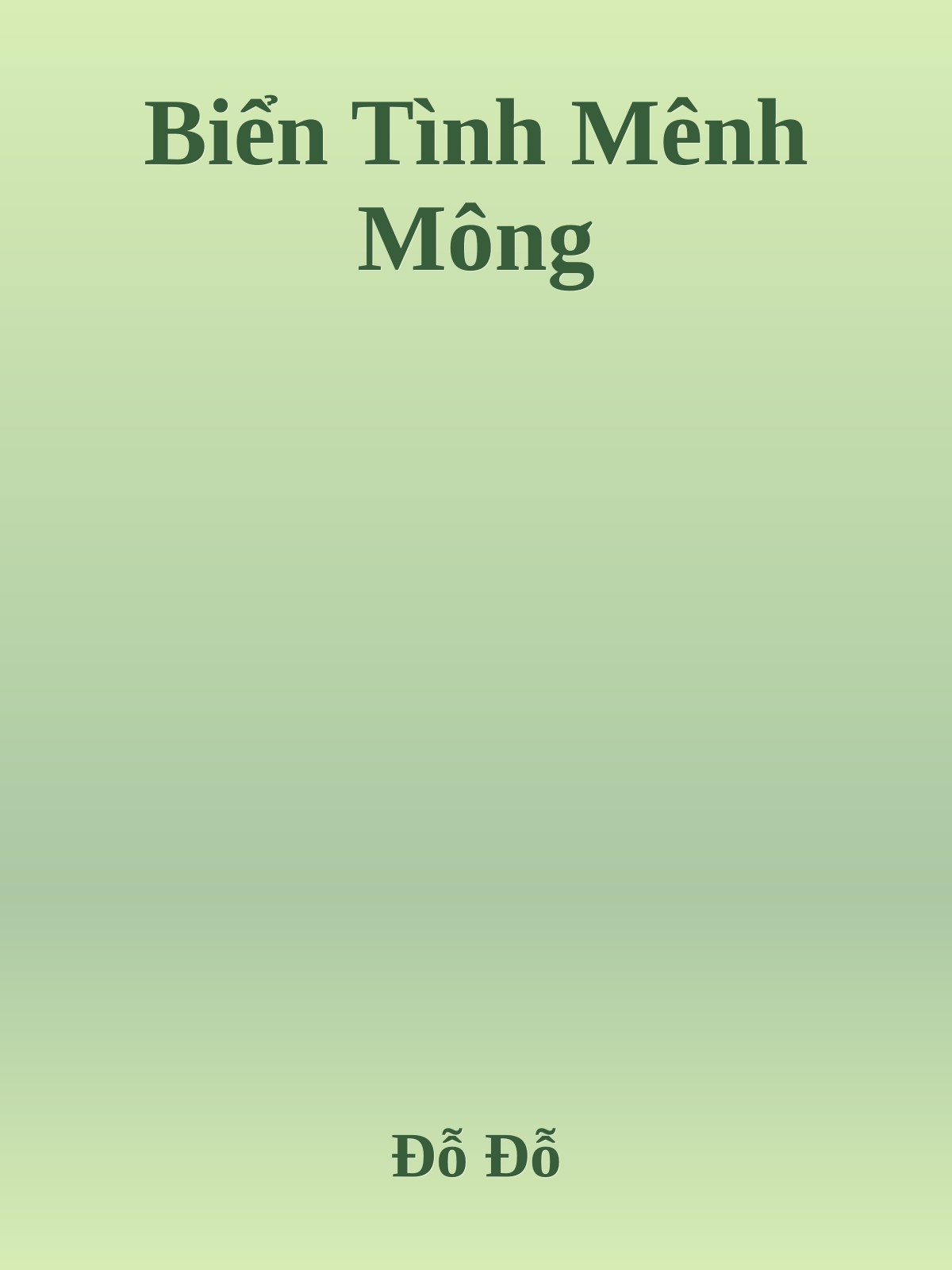 Biển Tình Mênh Mông