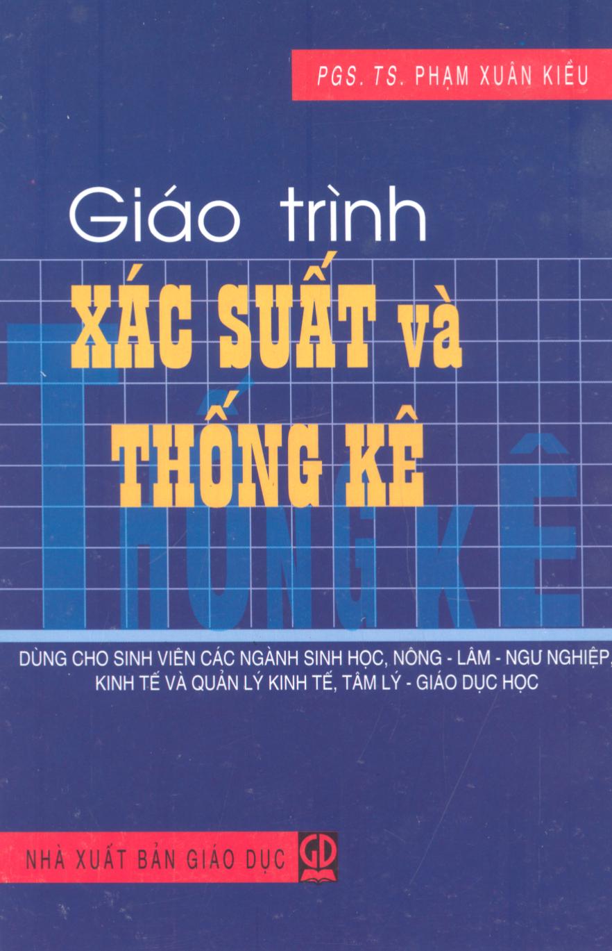 Giáo trình xác suất và thống kê -