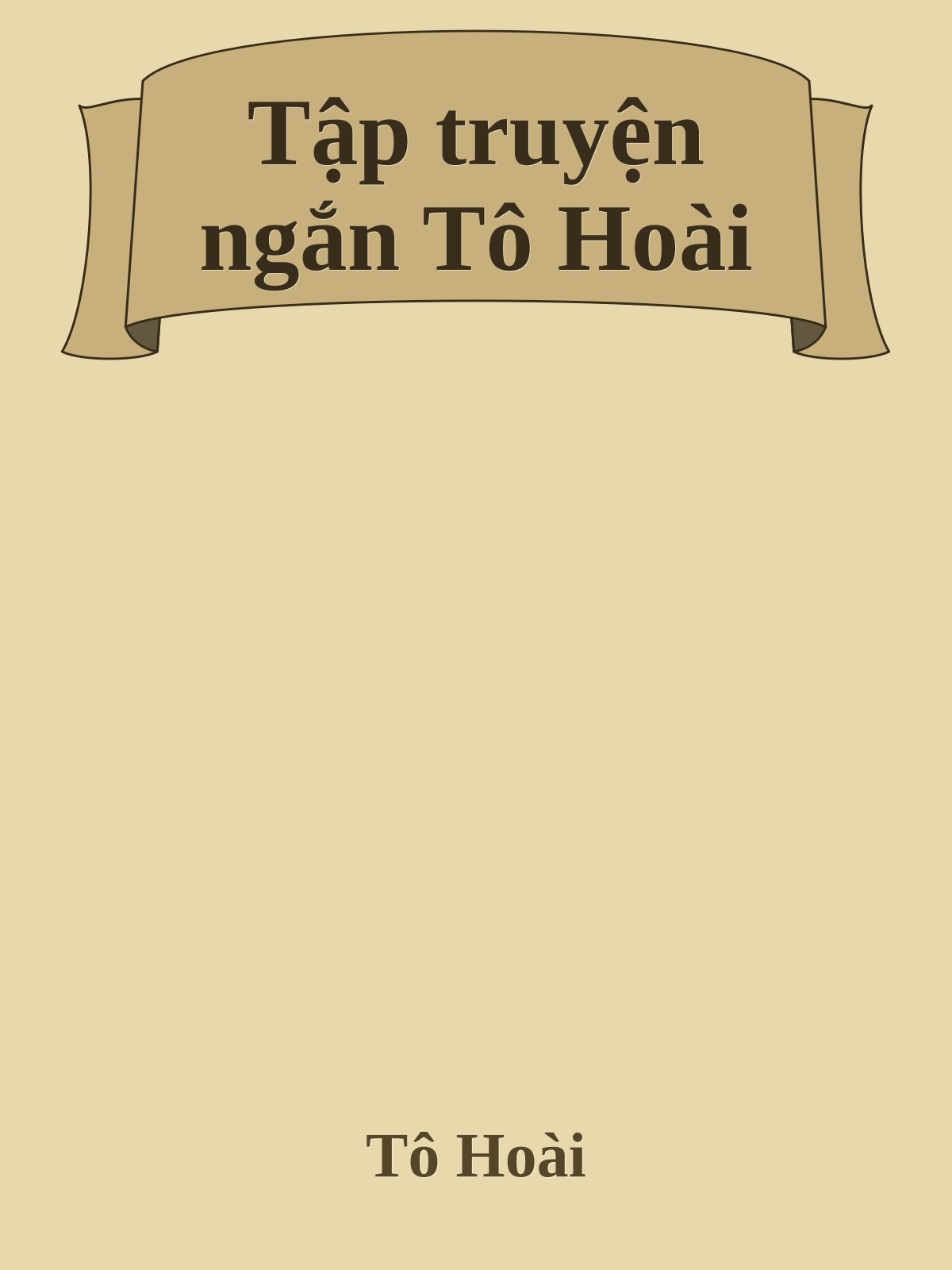 Tập truyện ngắn Tô Hoài