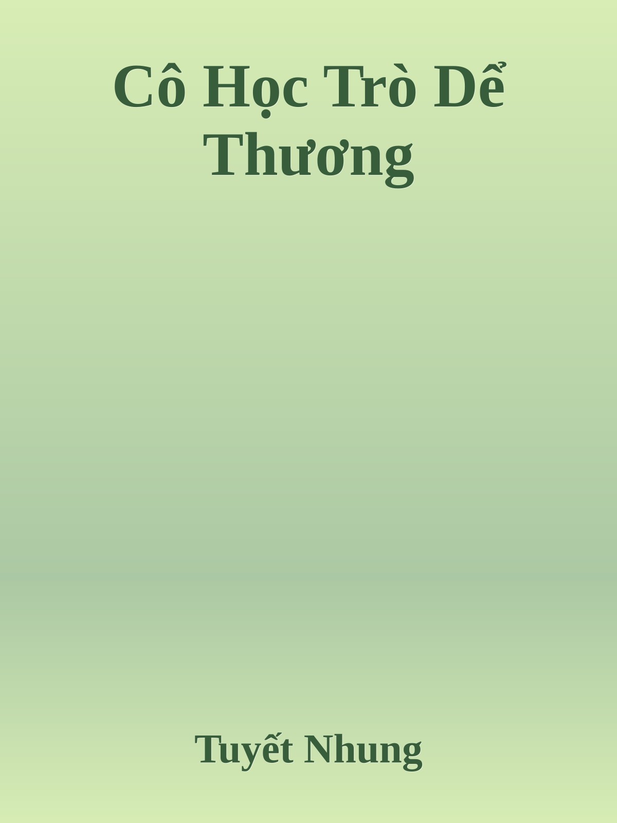 Cô Học Trò Dể Thương