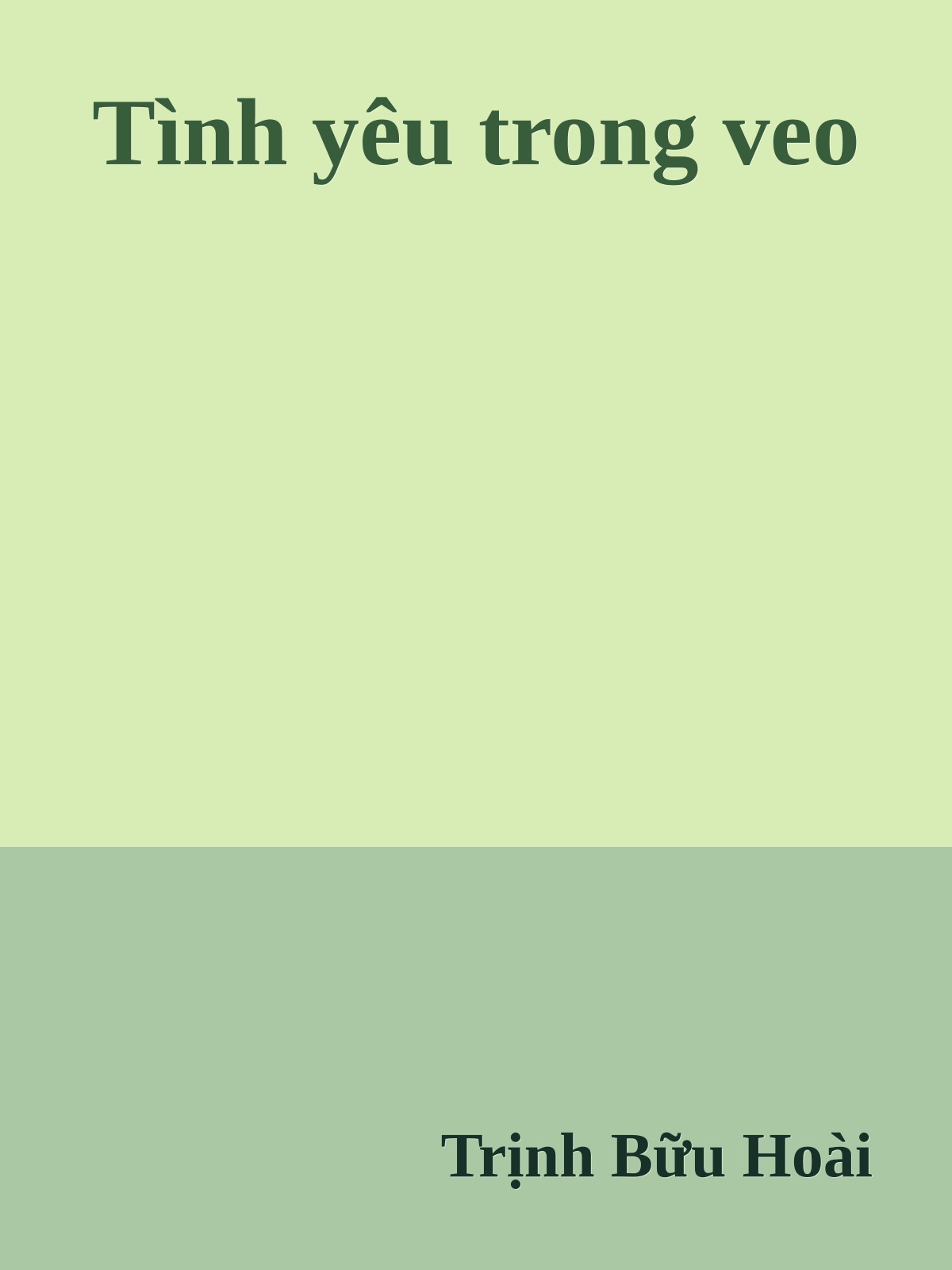 Tình yêu trong veo