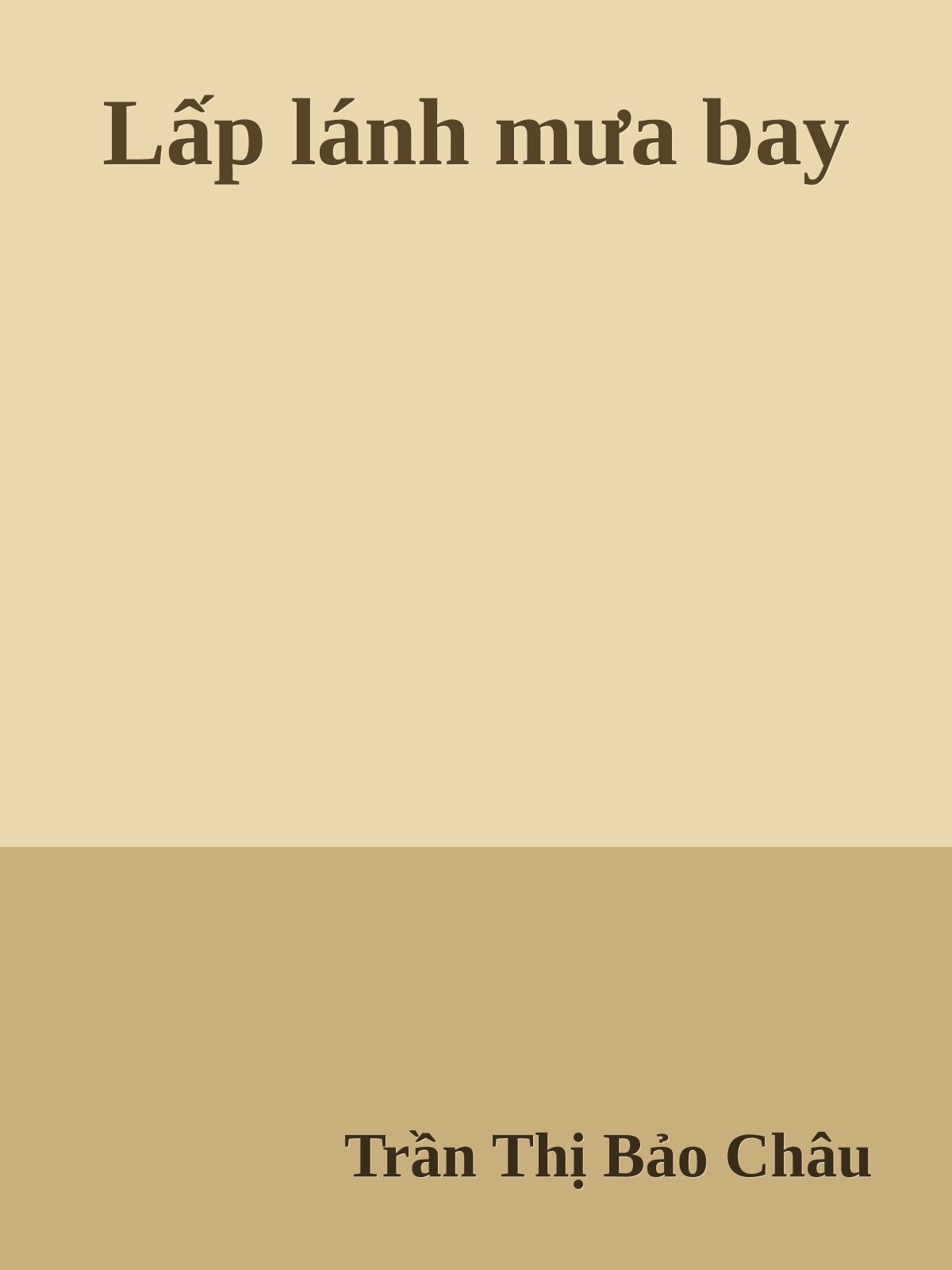 Lấp lánh mưa bay