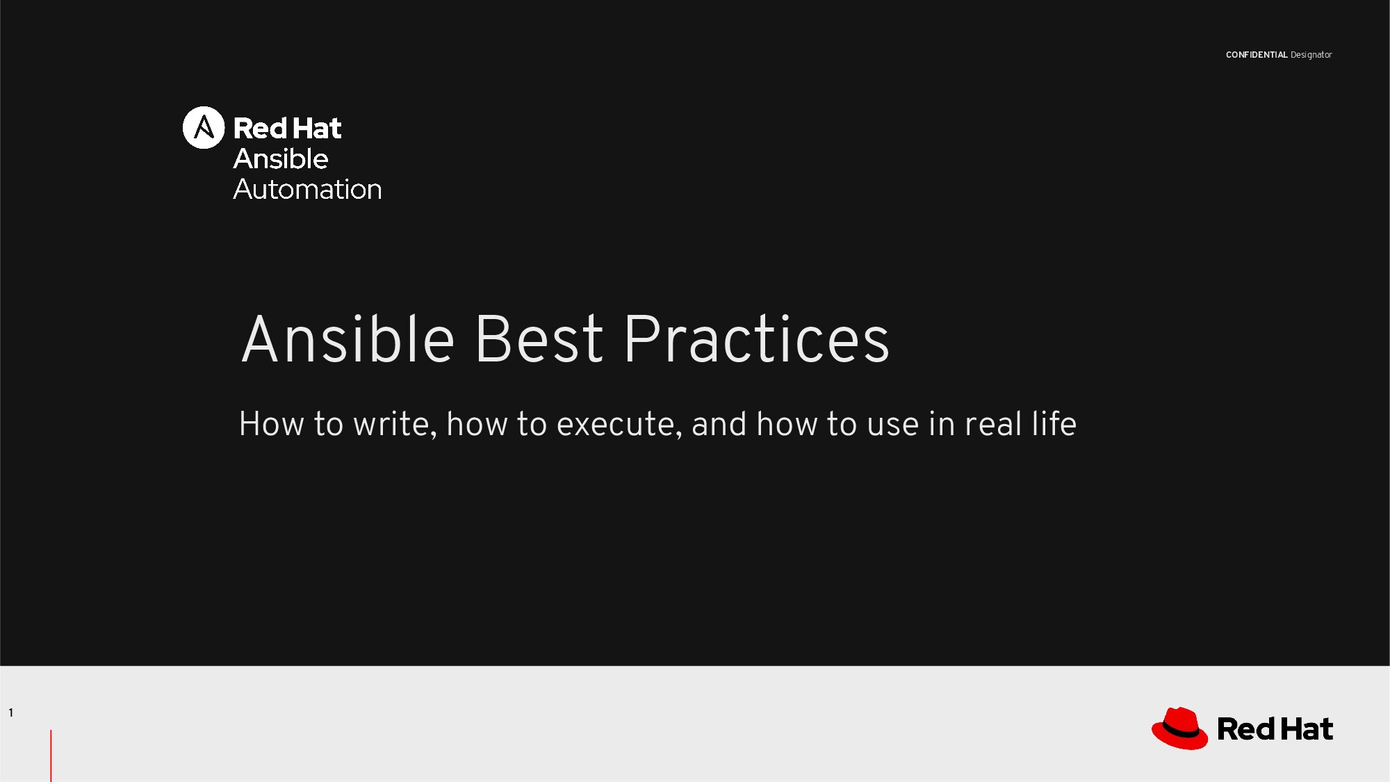 Ansible Best Practices