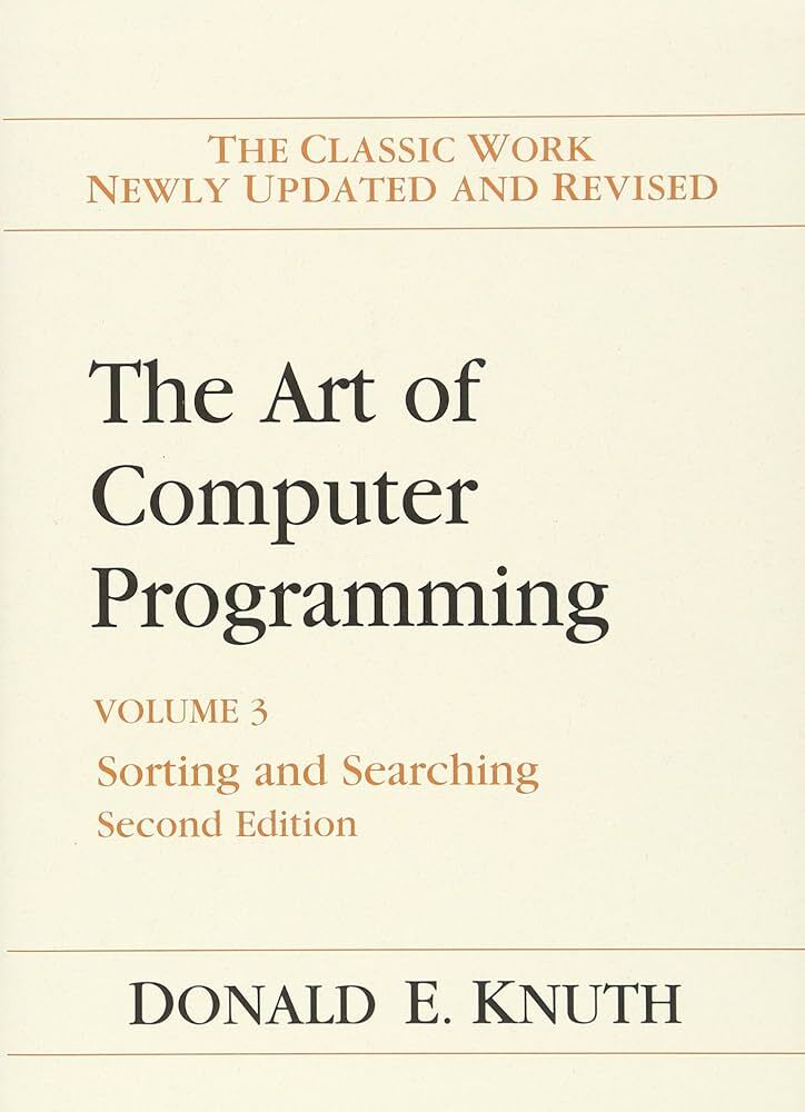 The Art of Computer Programming Volume 3