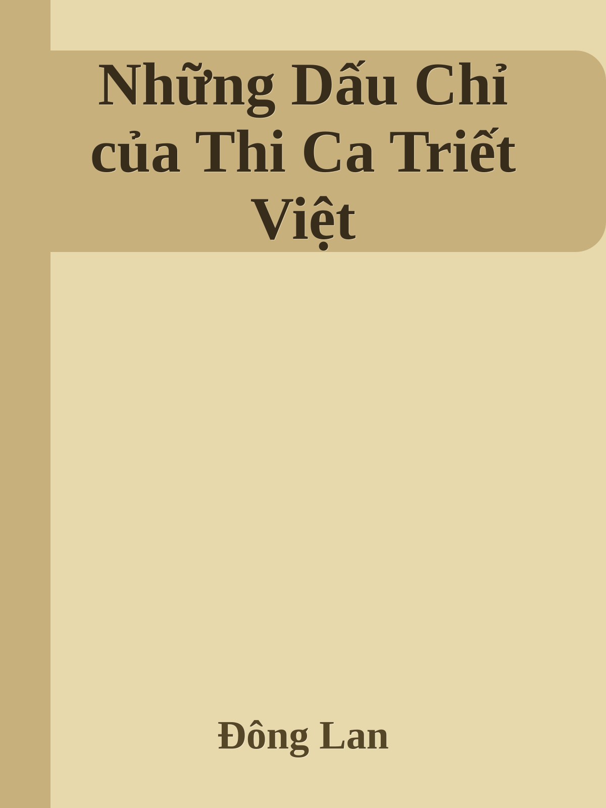 Những Dấu Chỉ của Thi Ca Triết Việt